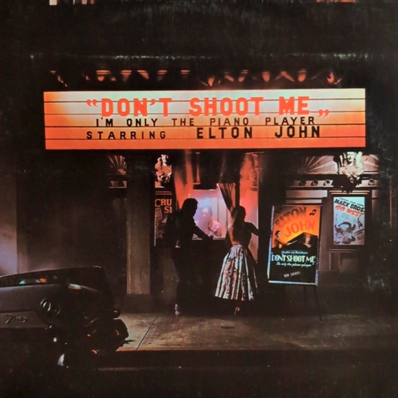 Vintage ELTON JOHN DON'T SHOOT ME I'M ONLY THE PIANO PLAYER Vinyl LP Record